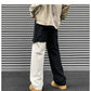 Loose Cotton Pocket Drawstring Trousers