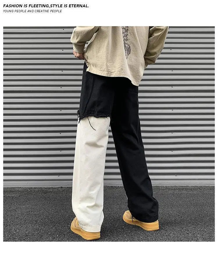 Loose Cotton Pocket Drawstring Trousers