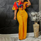 Two Pieces Sets Shirts and Long Pant African Suit