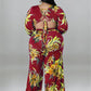 Plus Size Jumpsuit  Print One Piece