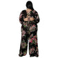 Plus Size Jumpsuit  Print One Piece