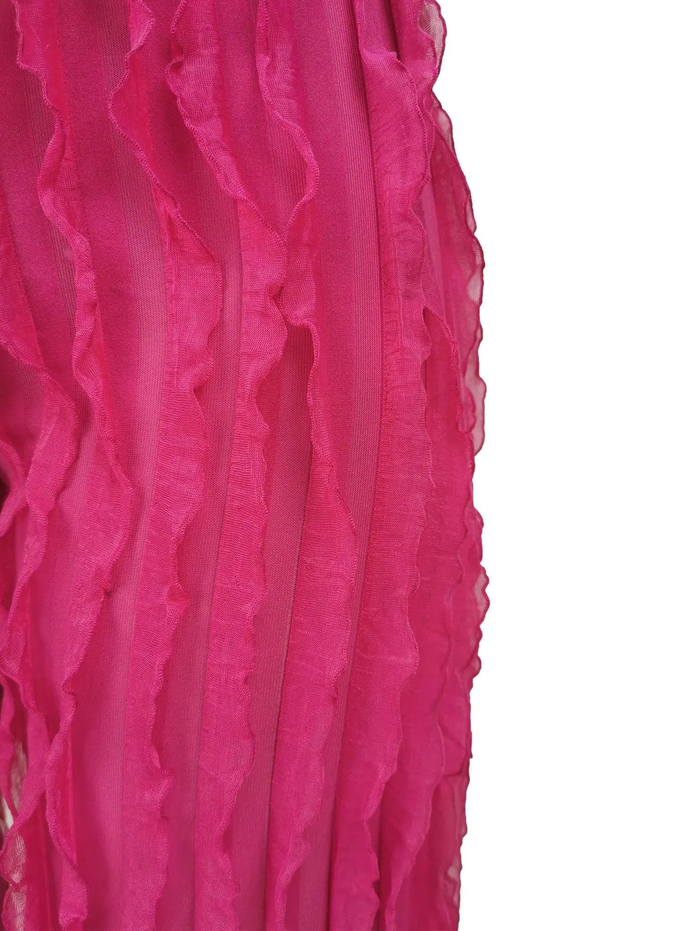 Ruffles Straight  pants