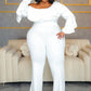 Plus Size  Jumpsuit Urban Leisure Bodysuit