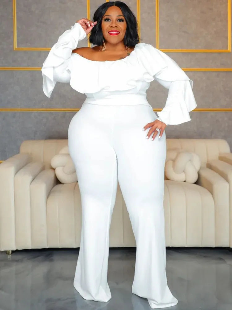 Plus Size  Jumpsuit Urban Leisure Bodysuit