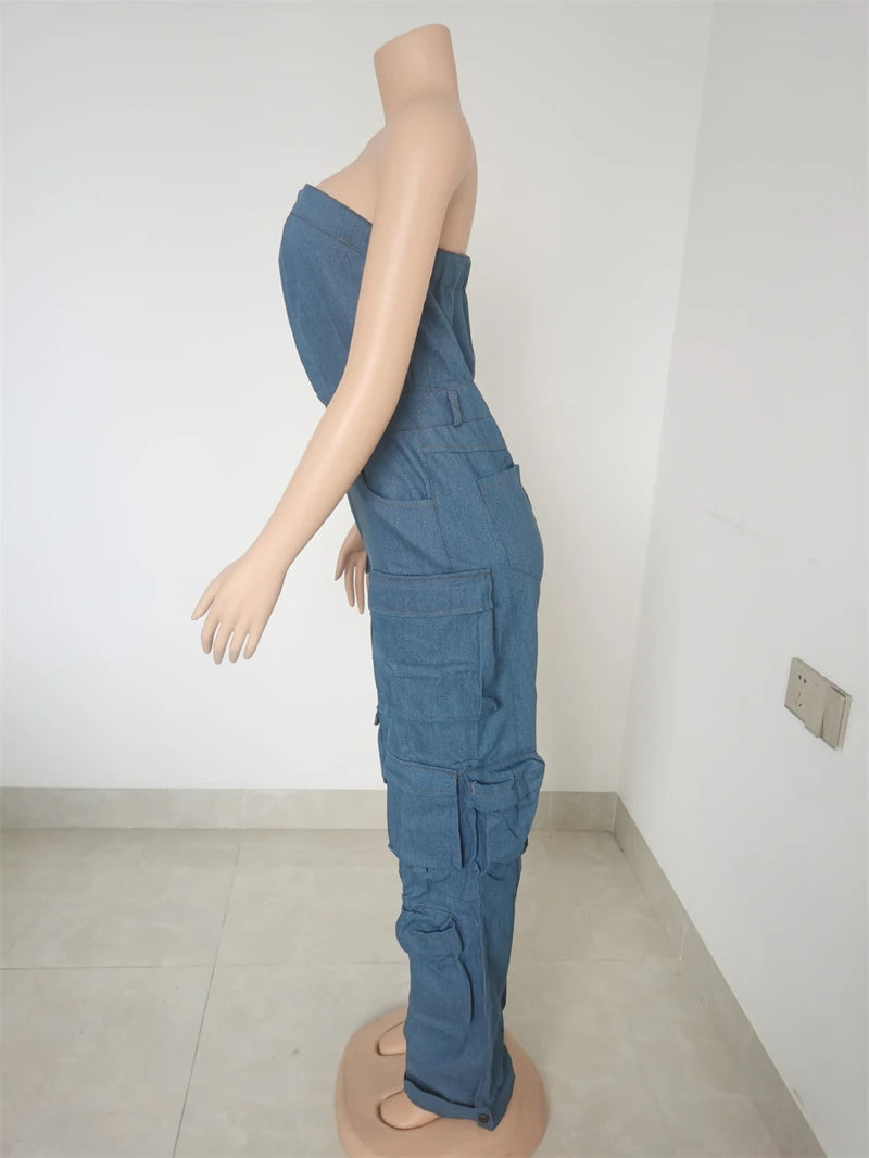 Denim Jumpsuits