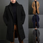 Warm Single Breasted Long Sleeve Trench Coat - JELESACK