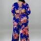 Plus Size Jumpsuit  Print One Piece