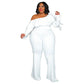 Plus Size  Jumpsuit Urban Leisure Bodysuit