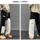 Loose Cotton Pocket Drawstring Trousers