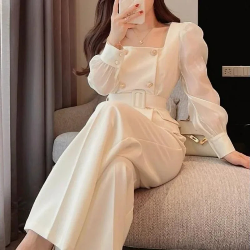 Wide Leg Outfit Two Piece Set Pants