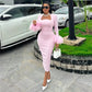 Collar Feather Full Sleeve High Waist Vestidos