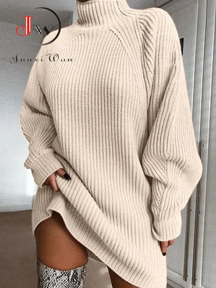 Women Turtleneck Sweater - JELESACK