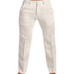 Stand Pocket Casual Linen Pants