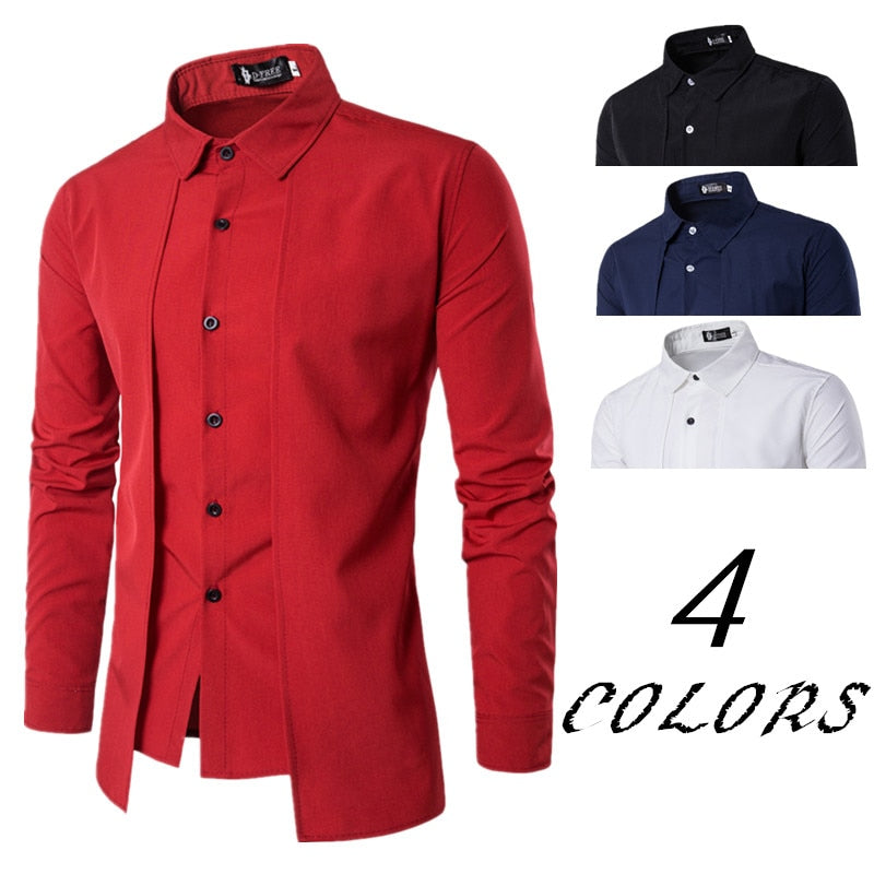 Double placket long sleeve shirt - JELESACK