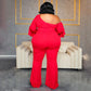 Plus Size  Jumpsuit Urban Leisure Bodysuit