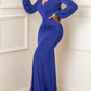 Elegant Long Gown Dress For Parties - JELESACK