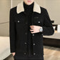 Thick Corduroy Men's Coats Winter Fleeced