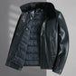 Men's Casual Leather Coat - JELESACK