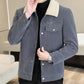 Thick Corduroy Men's Coats Winter Fleeced