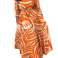 Plus Size Women Dress Printed Fashion Maxi Dress