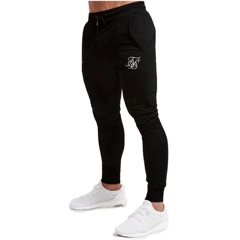 Silk Men's Pants Fitness Skinny Trousers