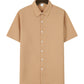 men's shirt set solid colour