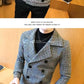 Thick Short Wool Coat Trendy Slim Fit Double Row Button