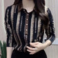 Long-sleeved Button Shirt For Women