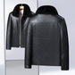 Men's Casual Leather Coat - JELESACK