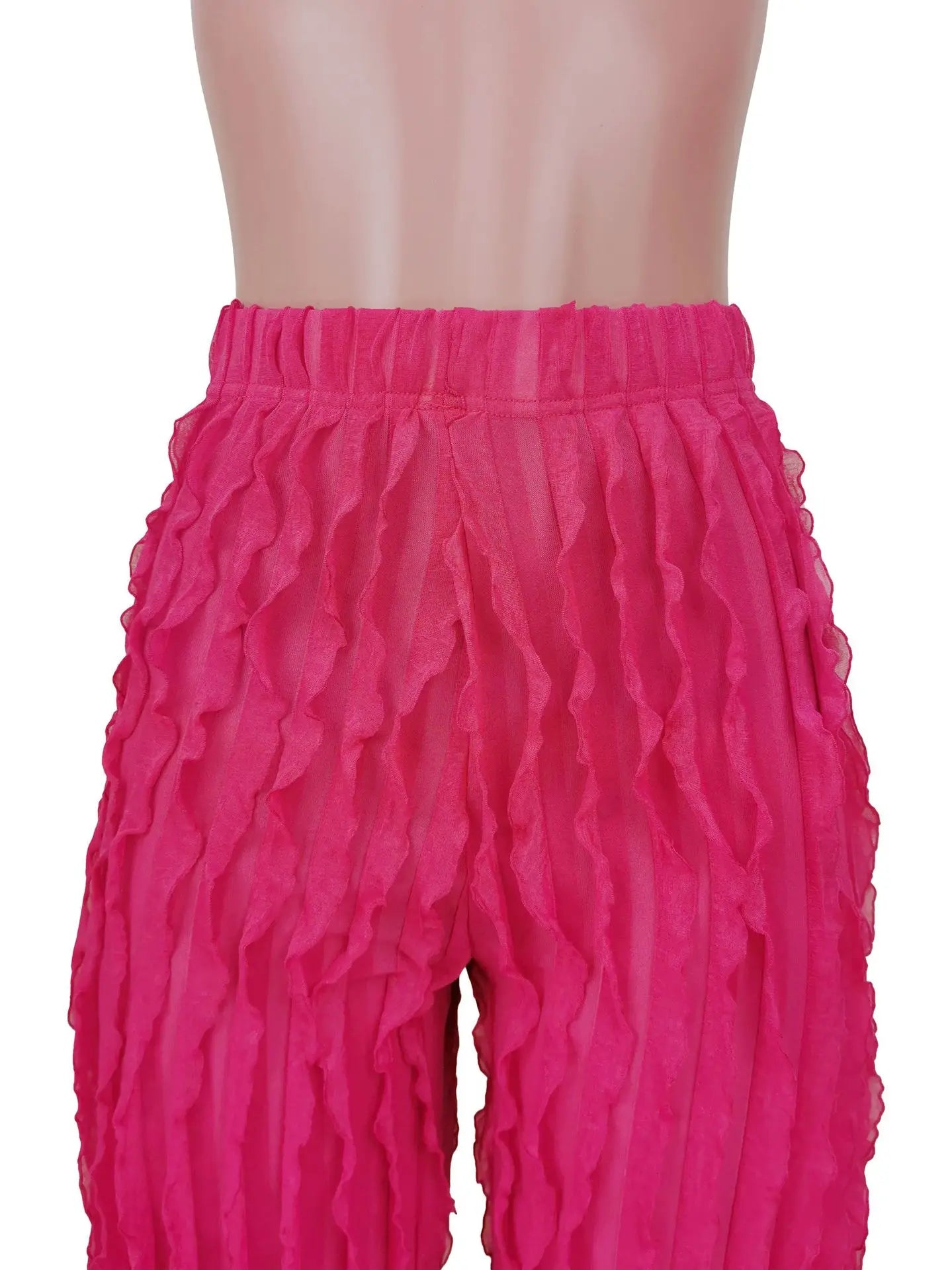 Ruffles Straight  pants