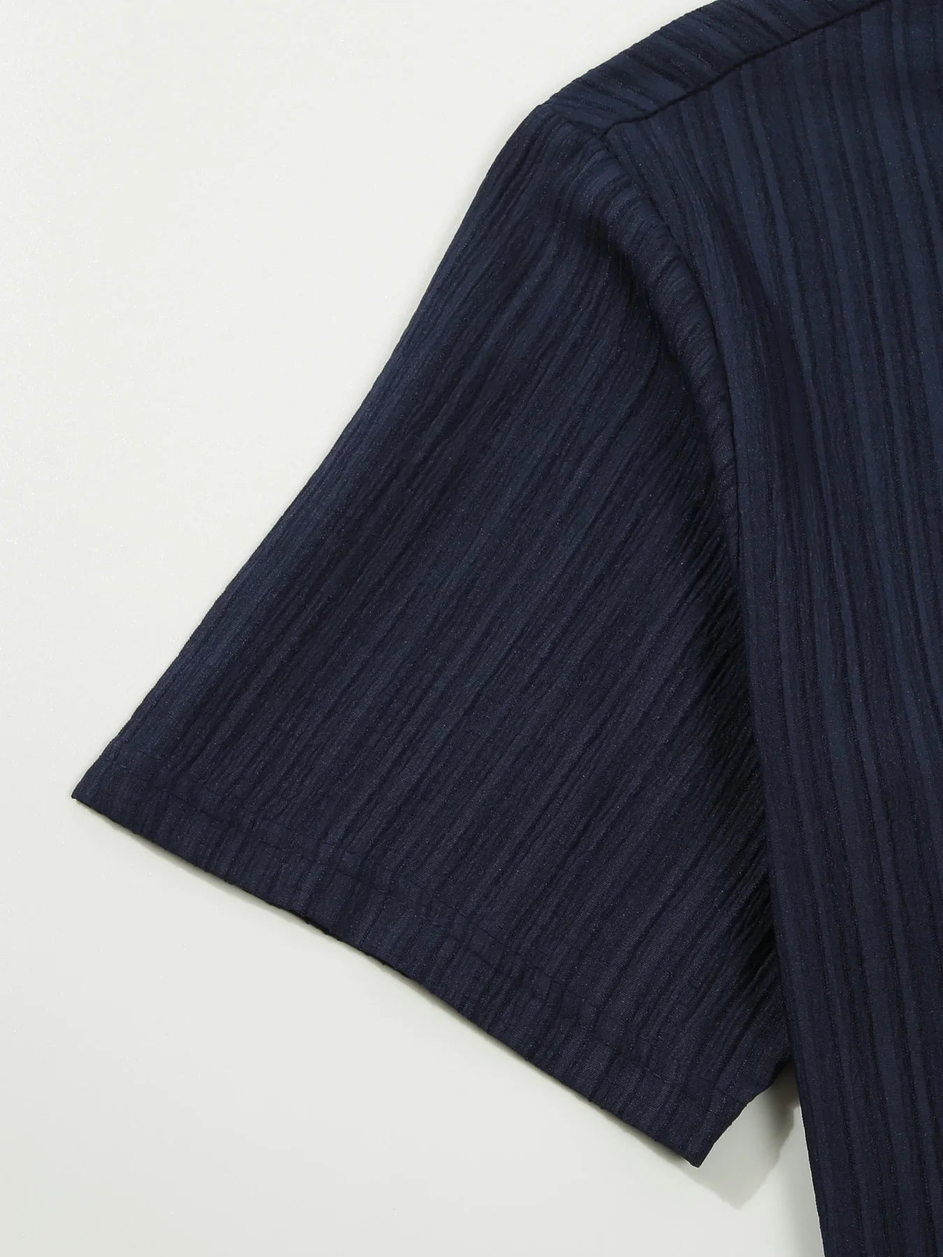 men's shirt set solid colour