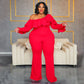 Plus Size  Jumpsuit Urban Leisure Bodysuit