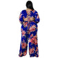 Plus Size Jumpsuit  Print One Piece