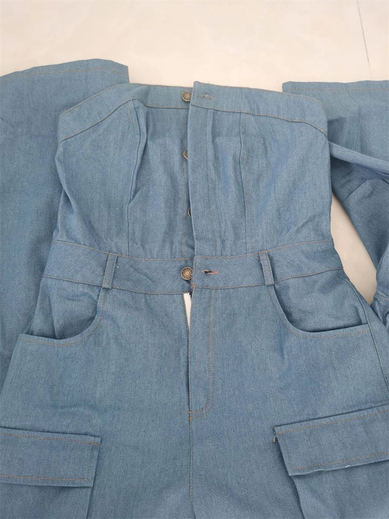 Denim Jumpsuits