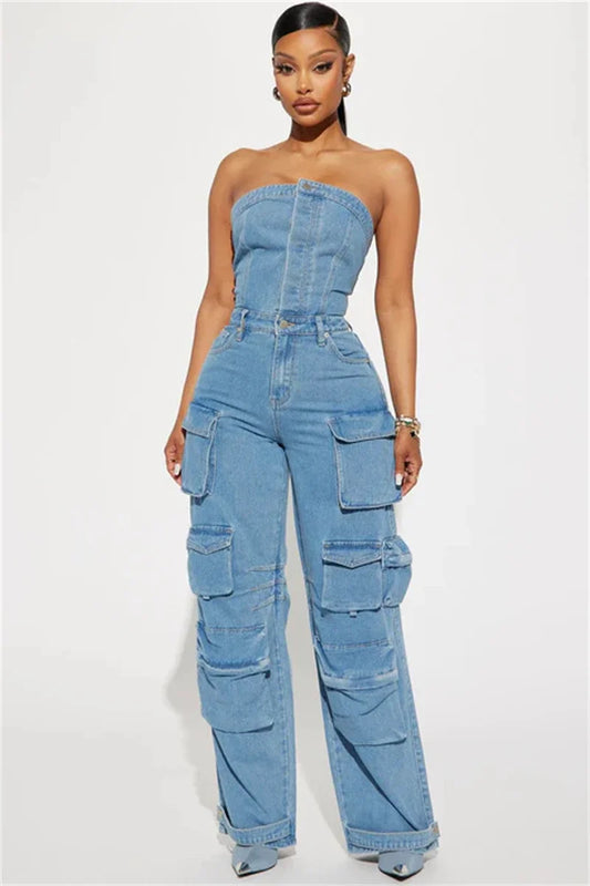 Denim Jumpsuits
