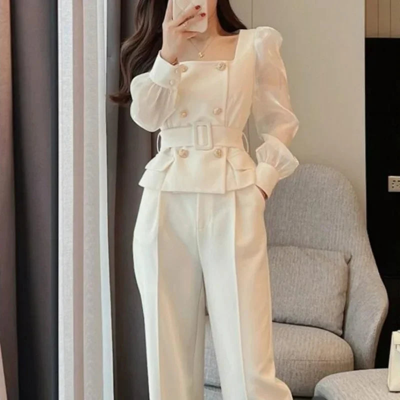 Wide Leg Outfit Two Piece Set Pants