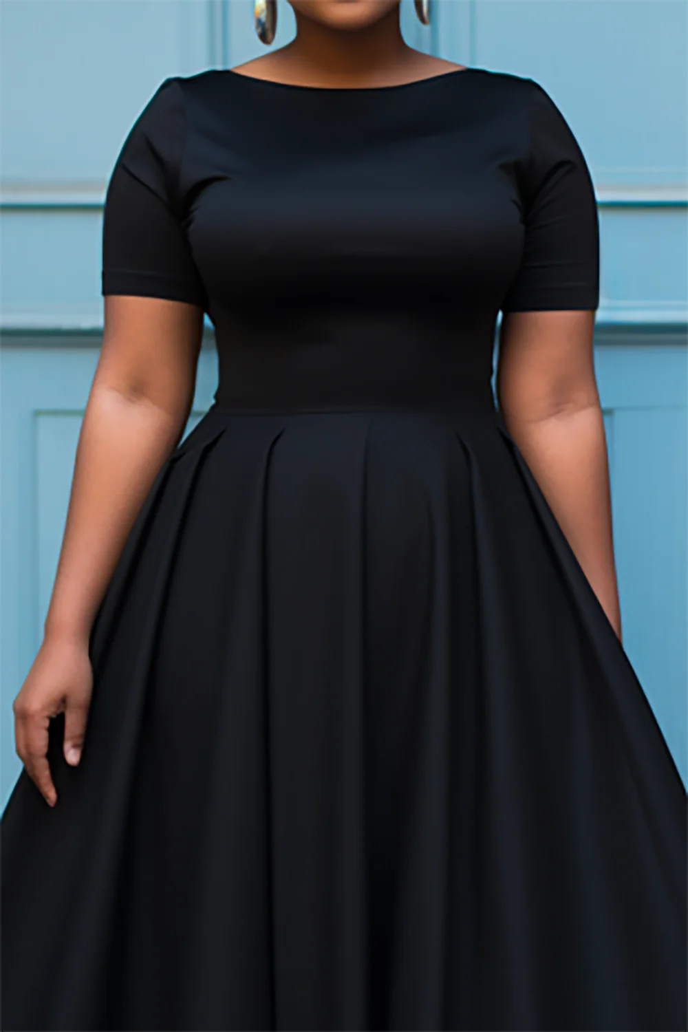 Plus Size Elegant Semi Formal dress