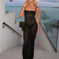 See Through Lace Dress - JELESACK