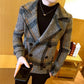 Thick Short Wool Coat Trendy Slim Fit Double Row Button