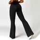 High Waist Flare Leggings Pants - JELESACK