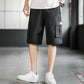 Men's Cargo Elastic Waist Multi Pocket Wide Short Pants