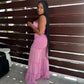 Outfits 2pc Boho Pant Sets Ruffled Two Pieces