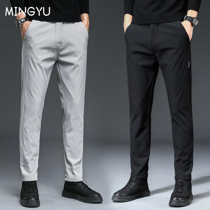 Slim Fit Elastic Trousers - JELESACK