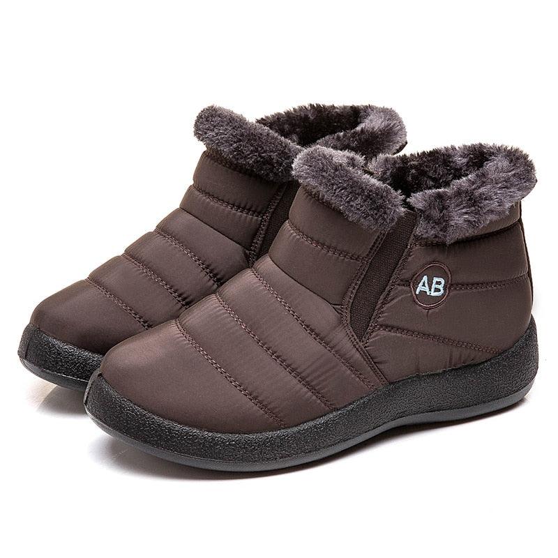 Women's Waterproof Snow Boots For Winter - JELESACK