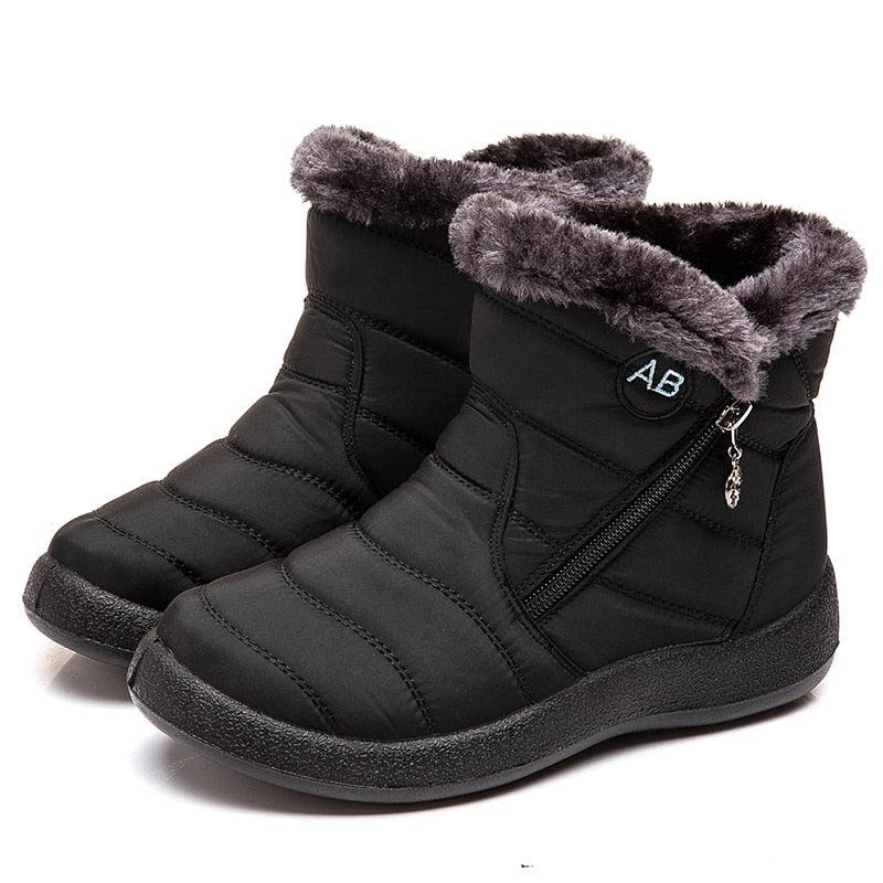 Women's Waterproof Snow Boots For Winter - JELESACK