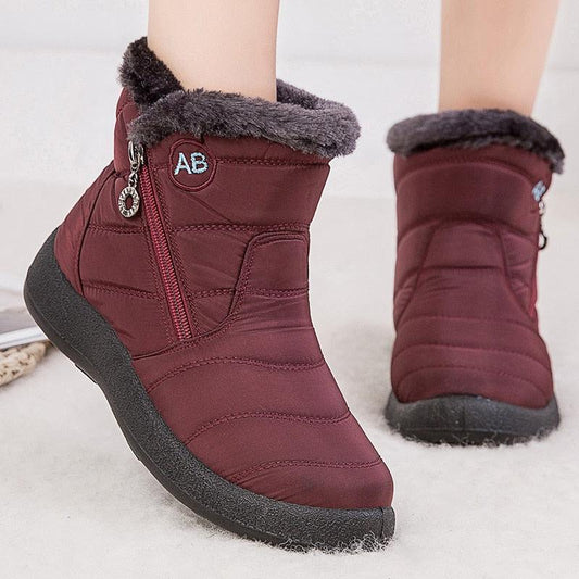 Women's Waterproof Snow Boots For Winter - JELESACK