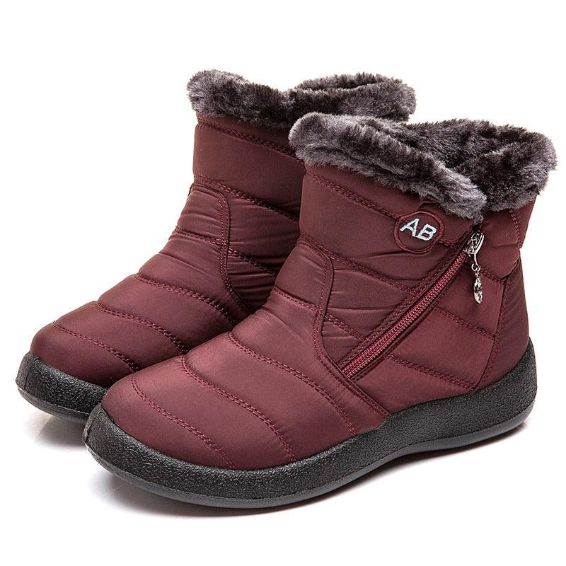 Women's Waterproof Snow Boots For Winter - JELESACK