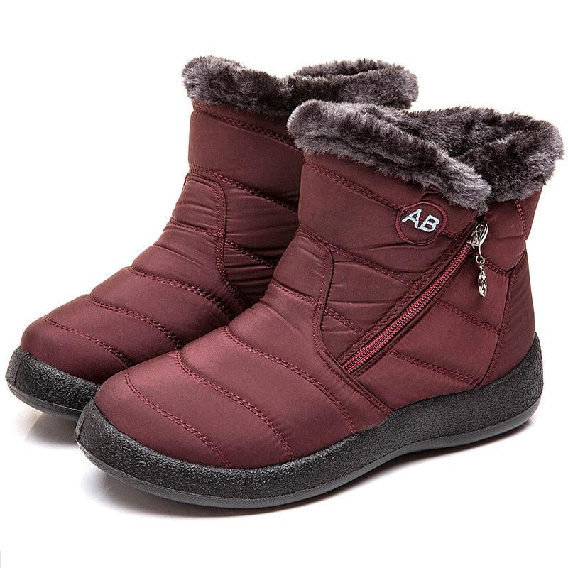 Women's Waterproof Snow Boots For Winter - JELESACK