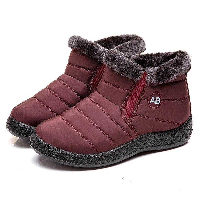 Women's Waterproof Snow Boots For Winter - JELESACK