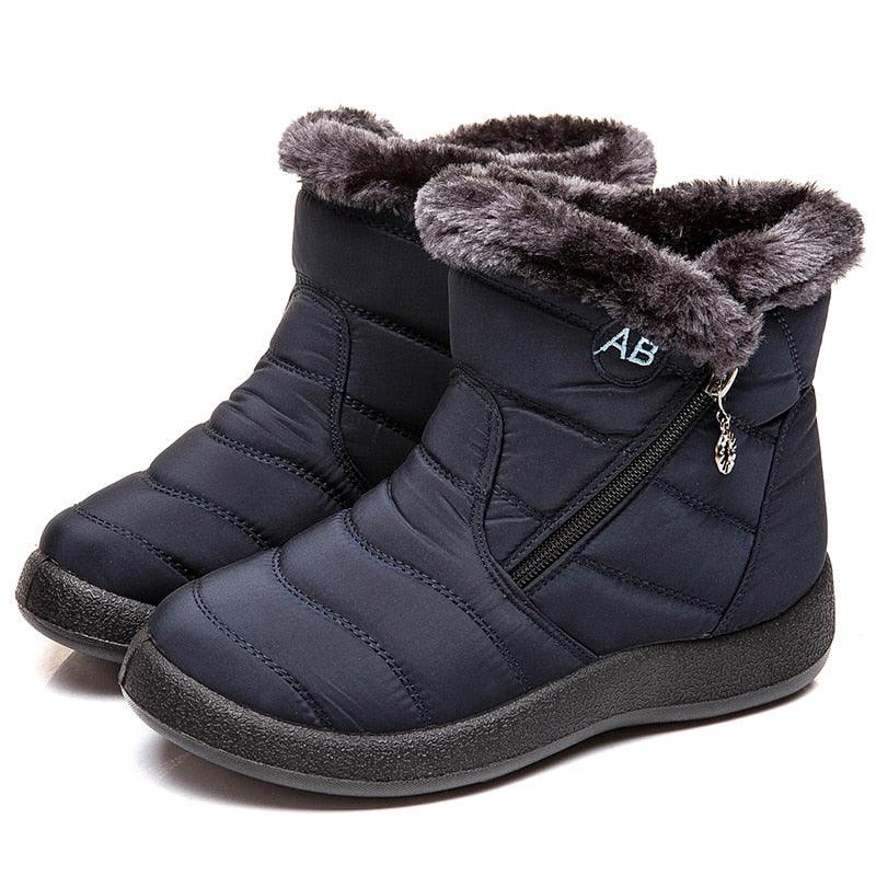 Women's Waterproof Snow Boots For Winter - JELESACK